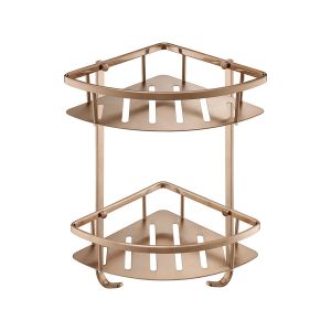 JTP VOS Brushed Bronze Corner Twin Basket