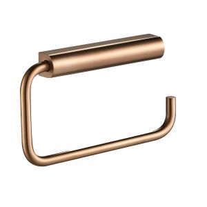 JTP VOS Brushed Bronze Wall Mounted Toilet Roll Holder