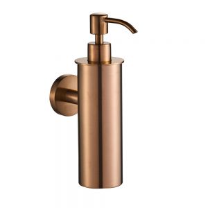 JTP VOS Brushed Bronze Wall Mounted Soap Dispenser