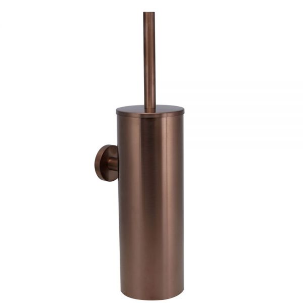 JTP VOS Brushed Bronze Wall Mounted Toilet Brush Set