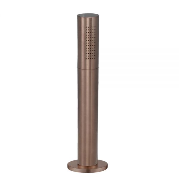 JTP VOS Brushed Bronze Pull Out Round Microphone Hand Shower