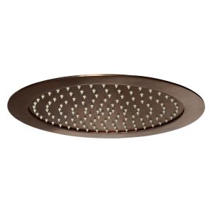 JTP VOS Brushed Bronze 300mm Round Ceiling Recessed Shower Head