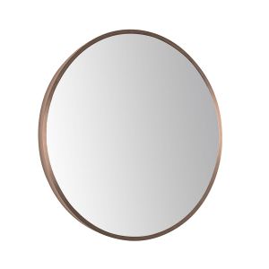 JTP VOS Brushed Bronze Round Bathroom Mirror 600mm