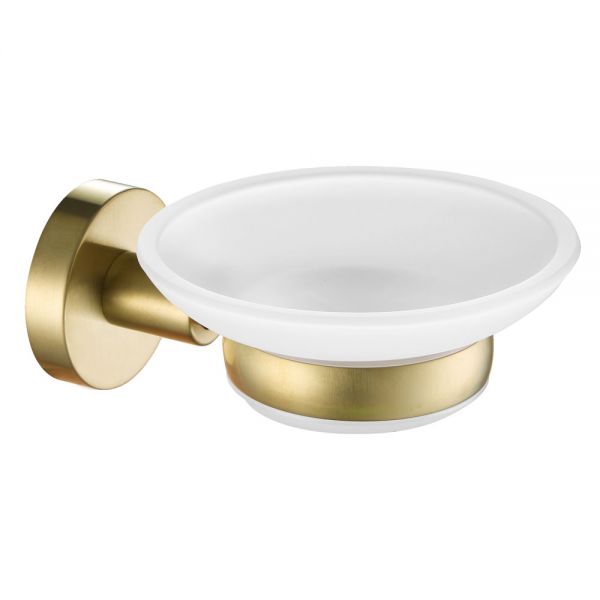JTP VOS Brushed Brass Wall Mounted Soap Dish