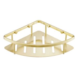 JTP VOS Brushed Brass Corner Basket