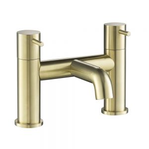 JTP VOS Brushed Brass Deck Mounted Bath Filler Tap