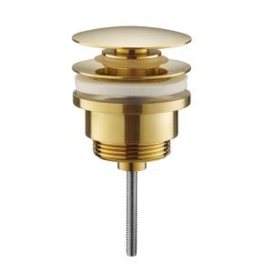 JTP VOS Brushed Brass Universal Basin Waste