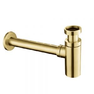 JTP VOS Brushed Brass Bottle Trap