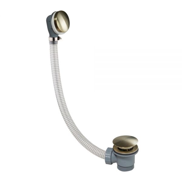JTP VOS Brushed Brass Click Clack Bath Waste