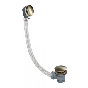 JTP VOS Brushed Brass Click Clack Bath Waste
