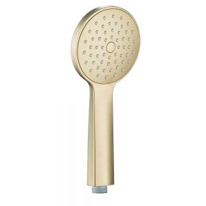JTP VOS Brushed Brass Round Shower Handset