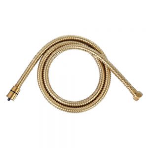 JTP VOS Brushed Brass PVC Shower Hose 1500mm