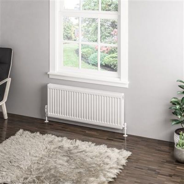 Eastbrook Type 11 400 x 1000 Gloss White Central Heating Radiator #2