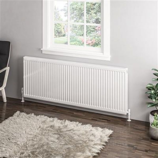 Eastbrook Type 11 600 x 1600 Gloss White Central Heating Radiator #2