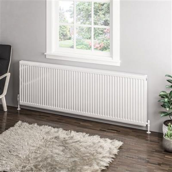Eastbrook Type 11 600 x 1800 Gloss White Central Heating Radiator #2
