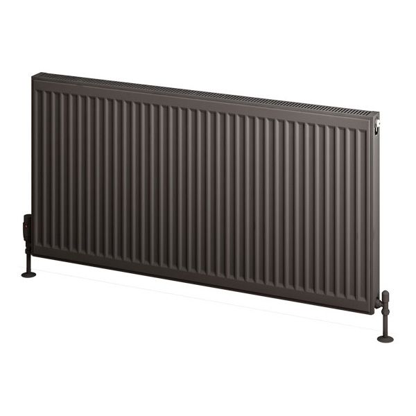 Eastbrook Type 11 600 x 1200 Matt Anthracite Central Heating Radiator