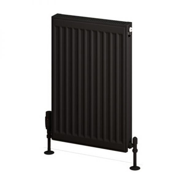 Eastbrook Type 11 600 x 400 Matt Black Central Heating Radiator