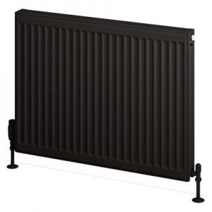 Eastbrook Type 11 600 x 800 Matt Black Central Heating Radiator