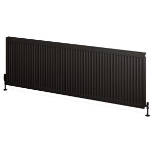 Eastbrook Type 11 600 x 1800 Matt Black Central Heating Radiator