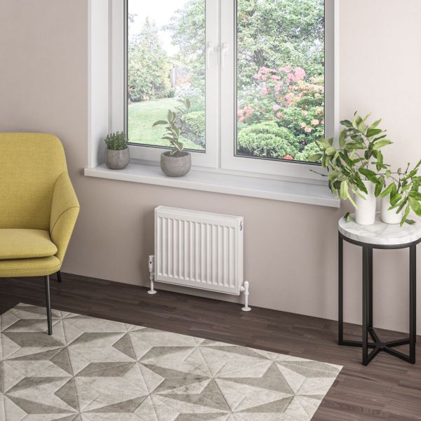 Eastbrook Type 21 400 x 500 Gloss White Central Heating Radiator #2