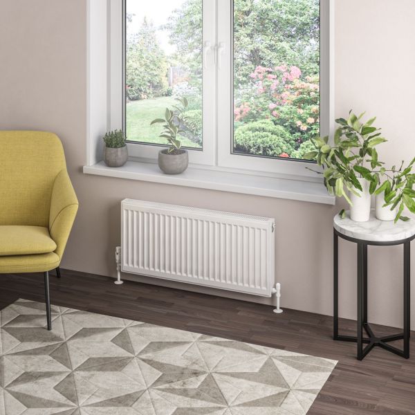 Eastbrook Type 21 400 x 900 Gloss White Central Heating Radiator #2