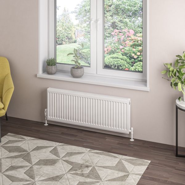 Eastbrook Type 21 400 x 1100 Gloss White Central Heating Radiator #2