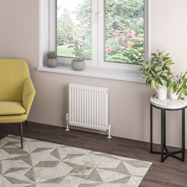 Eastbrook Type 21 500 x 500 Gloss White Central Heating Radiator #2
