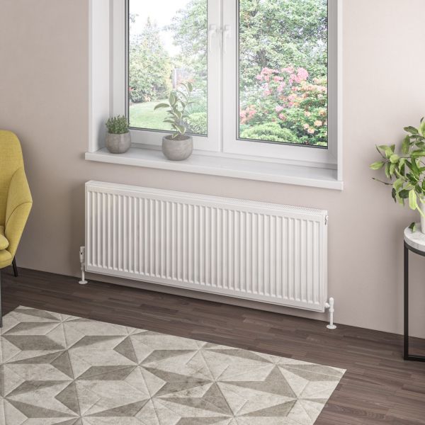 Eastbrook Type 21 500 x 1400 Gloss White Central Heating Radiator #2