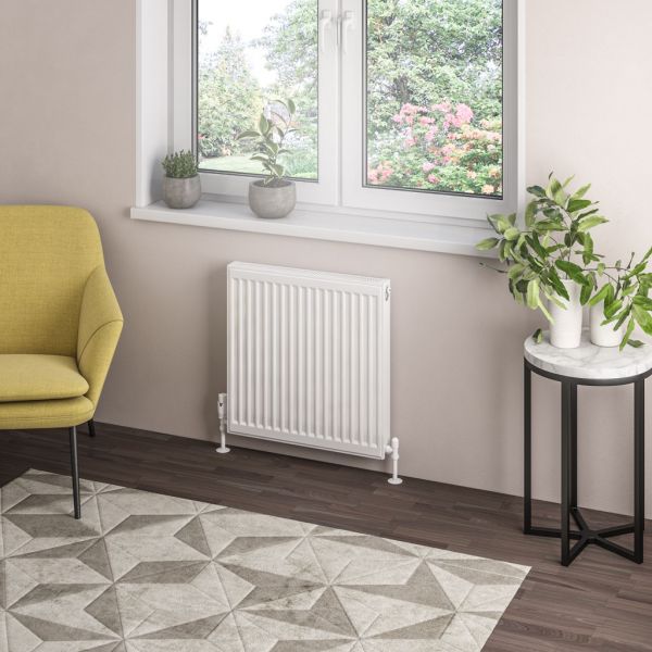 Eastbrook Type 21 600 x 600 Gloss White Central Heating Radiator #2