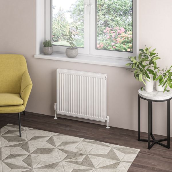 Eastbrook Type 21 600 x 700 Gloss White Central Heating Radiator #2