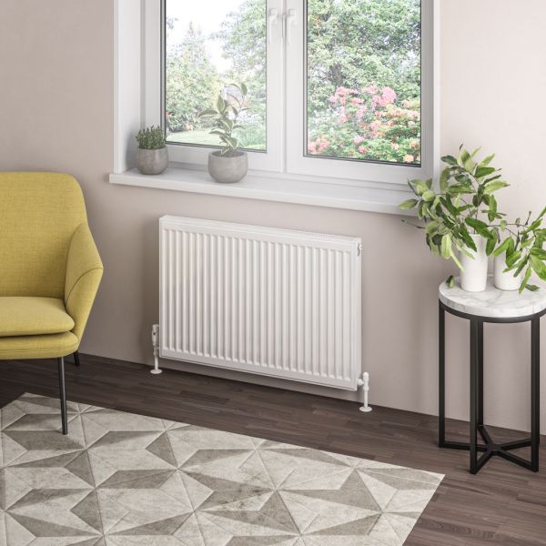Eastbrook Type 21 600 x 900 Gloss White Central Heating Radiator #2