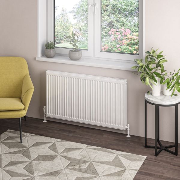 Eastbrook Type 21 600 x 1100 Gloss White Central Heating Radiator #2