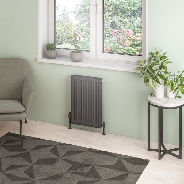 Eastbrook Type 21 600 x 400 Matt Anthracite Central Heating Radiator #2