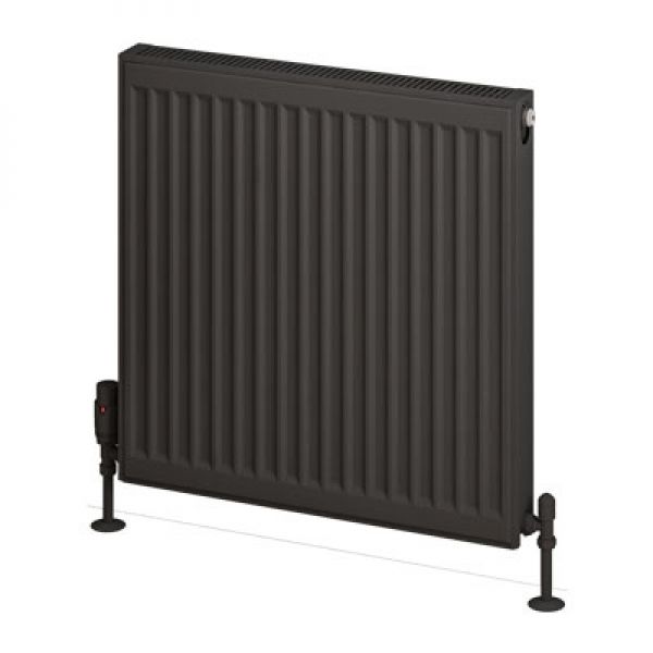 Eastbrook Type 21 600 x 600 Matt Anthracite Central Heating Radiator
