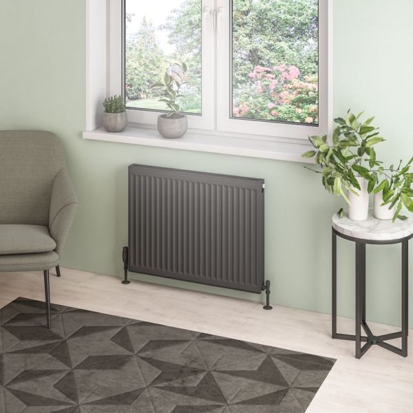 Eastbrook Type 21 600 x 800 Matt Anthracite Central Heating Radiator #2