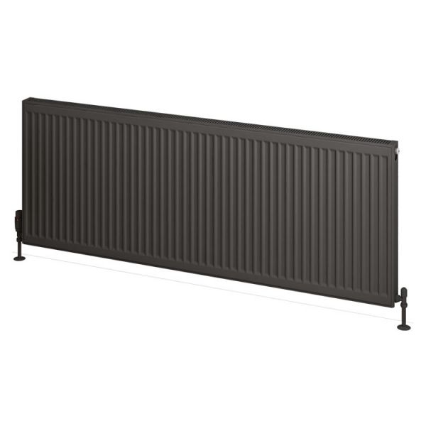 Eastbrook Type 21 600 x 1600 Matt Anthracite Central Heating Radiator