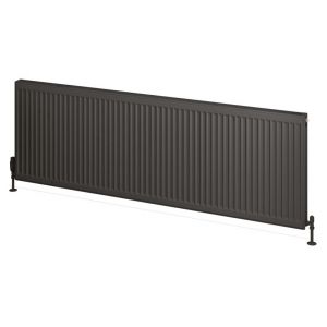 Eastbrook Type 21 600 x 1800 Matt Black Central Heating Radiator