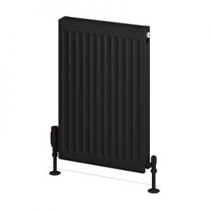 Eastbrook Type 21 600 x 400 Matt Black Central Heating Radiator