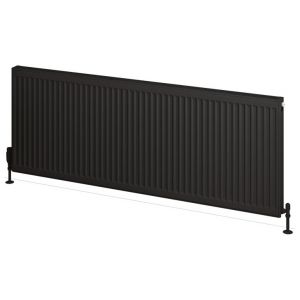 Eastbrook Type 21 600 x 1600 Matt Black Central Heating Radiator