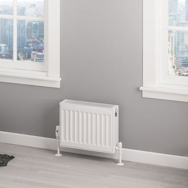 Eastbrook Type 22 300 x 400 Gloss White Central Heating Radiator #2