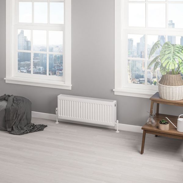 Eastbrook Type 22 300 x 800 Gloss White Central Heating Radiator #2