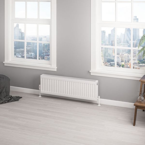 Eastbrook Type 22 300 x 1000 Gloss White Central Heating Radiator #2