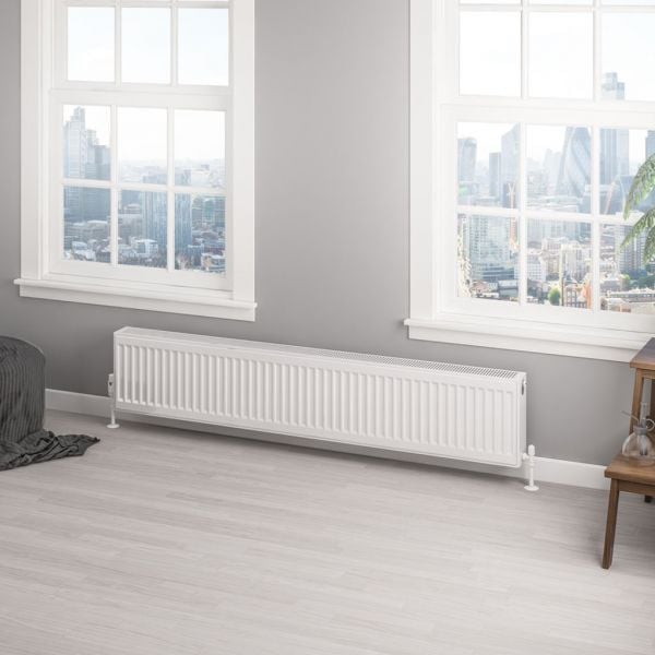 Eastbrook Type 22 300 x 1600 Gloss White Central Heating Radiator #2
