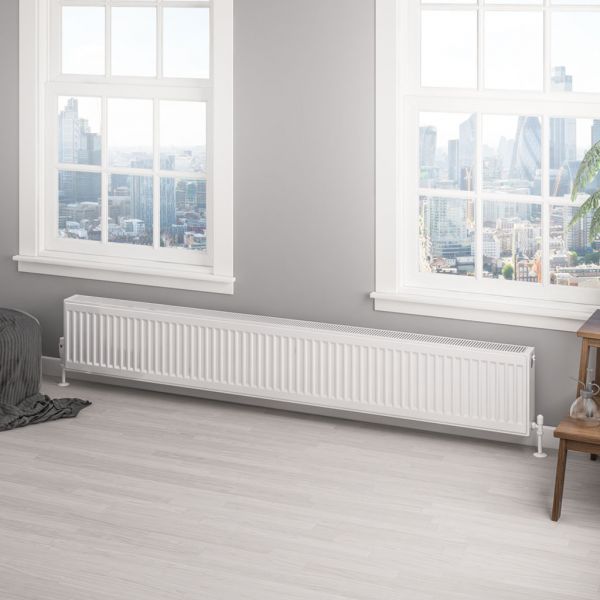 Eastbrook Type 22 300 x 2000 Gloss White Central Heating Radiator #2