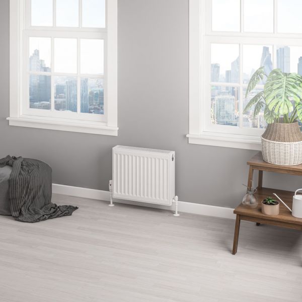 Eastbrook Type 22 400 x 500 Gloss White Central Heating Radiator #2
