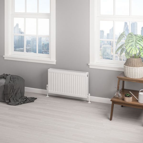Eastbrook Type 22 400 x 700 Gloss White Central Heating Radiator #2