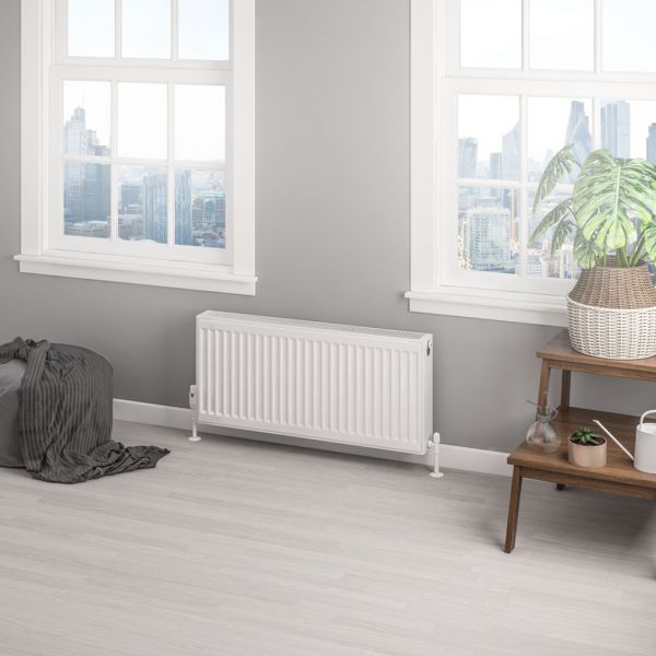 Eastbrook Type 22 400 x 900 Gloss White Central Heating Radiator #2