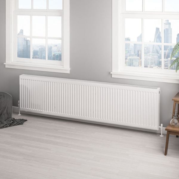Eastbrook Type 22 500 x 2000 Gloss White Central Heating Radiator #2