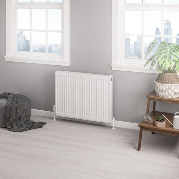Eastbrook Type 22 600 x 800 Gloss White Central Heating Radiator #2