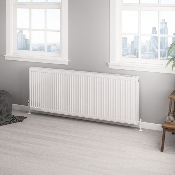 Eastbrook Type 22 600 x 1600 Gloss White Central Heating Radiator #2